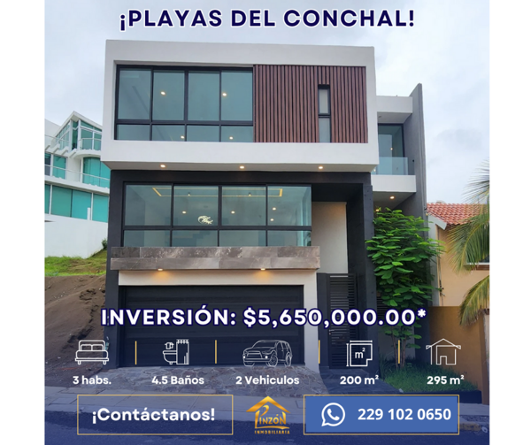 Casa en venta en Playas del Conchal, Alvarado, Veracruz de Ignacio de la Llave