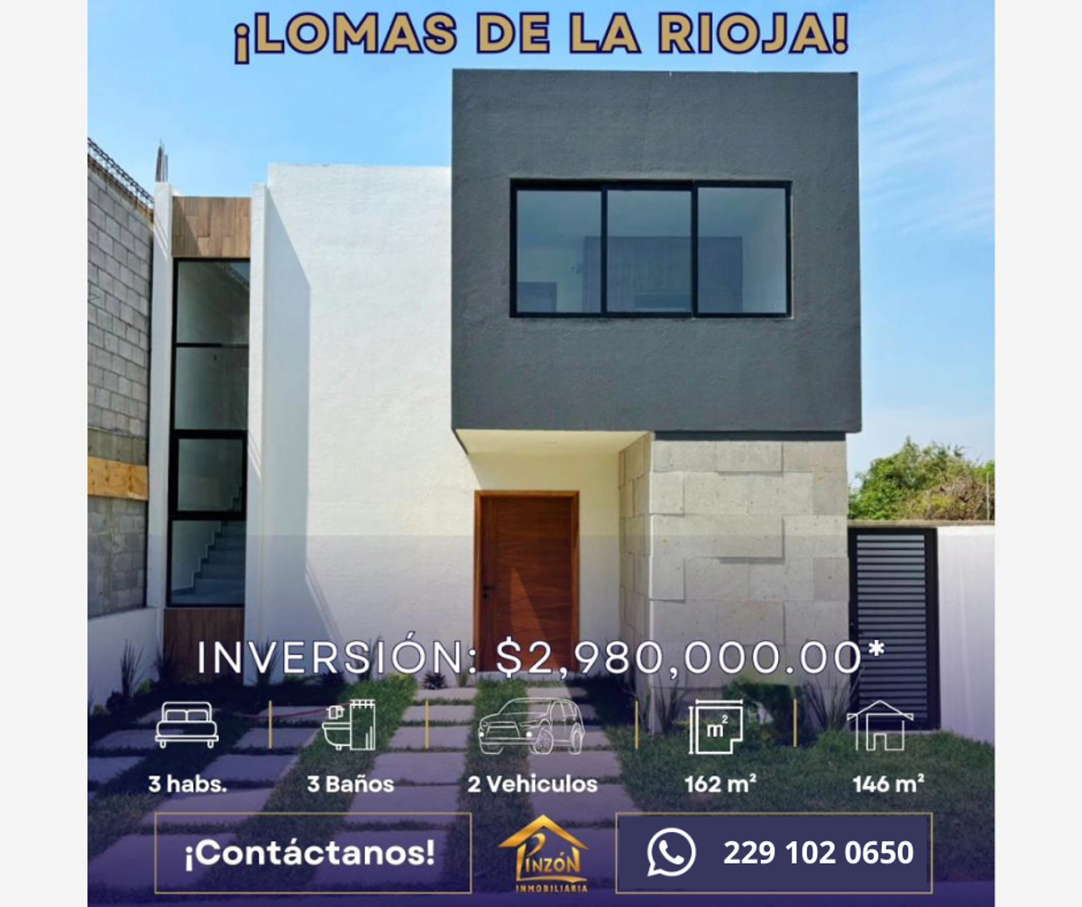 Casa en venta en Lomas de la Rioja, Alvarado — foto 1 de 10