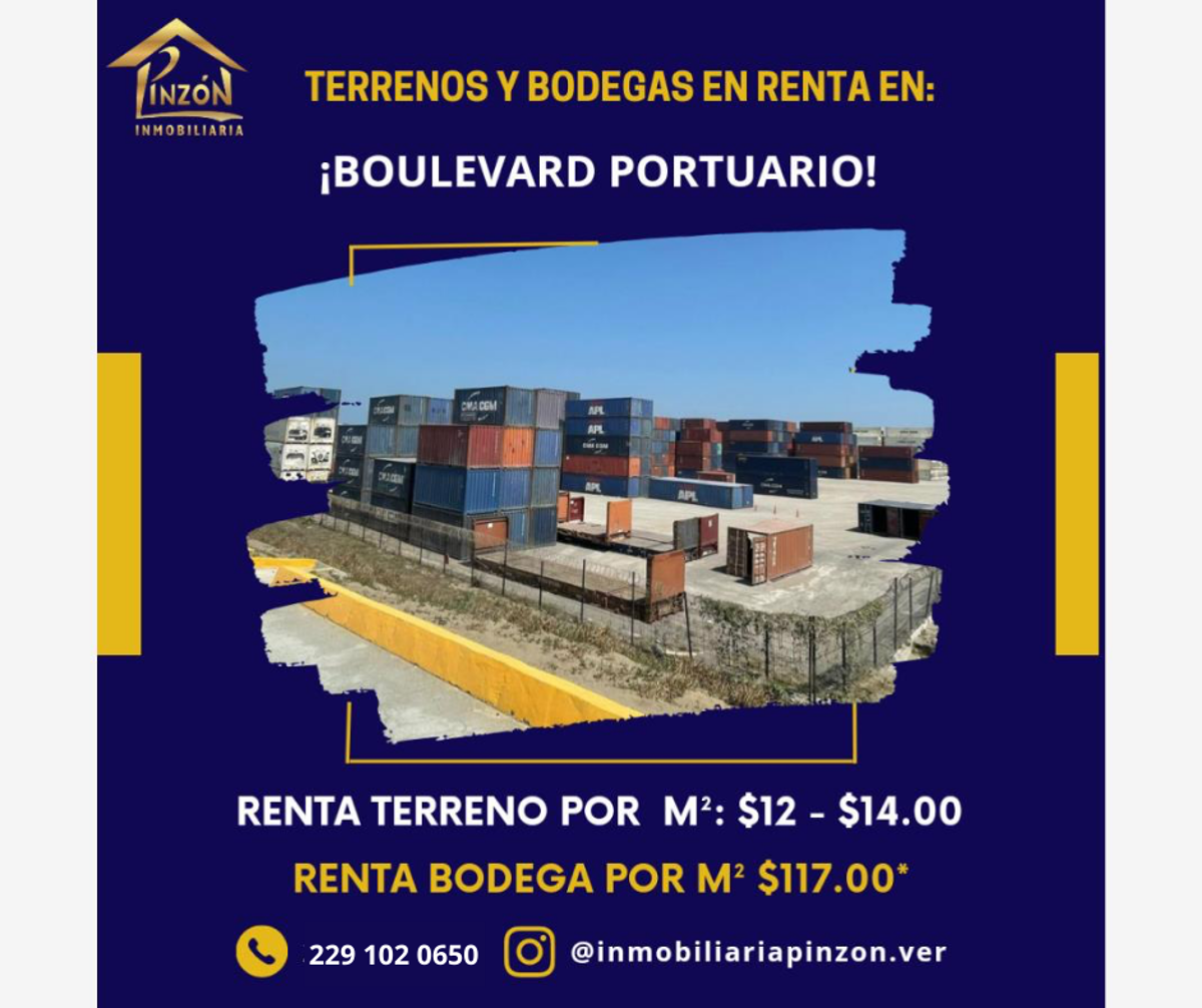 Terreno en renta en Puerto de Veracruz, Veracruz — foto 1 de 18