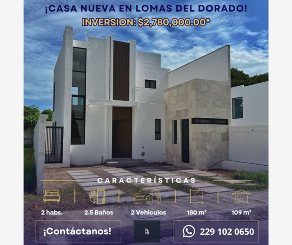 Casa en venta en El Dorado Residencial, Boca del Río, Veracruz de Ignacio de la Llave Casa en venta en El Dorado Residencial, Boca del Río, Veracruz de Ignacio de la Llave