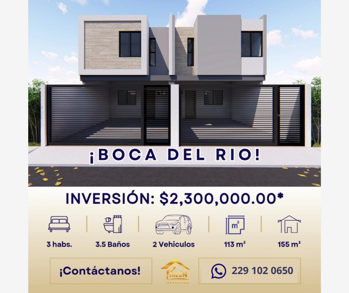 Casa en venta en Villa Rica, Boca del Río — foto 1 de 11