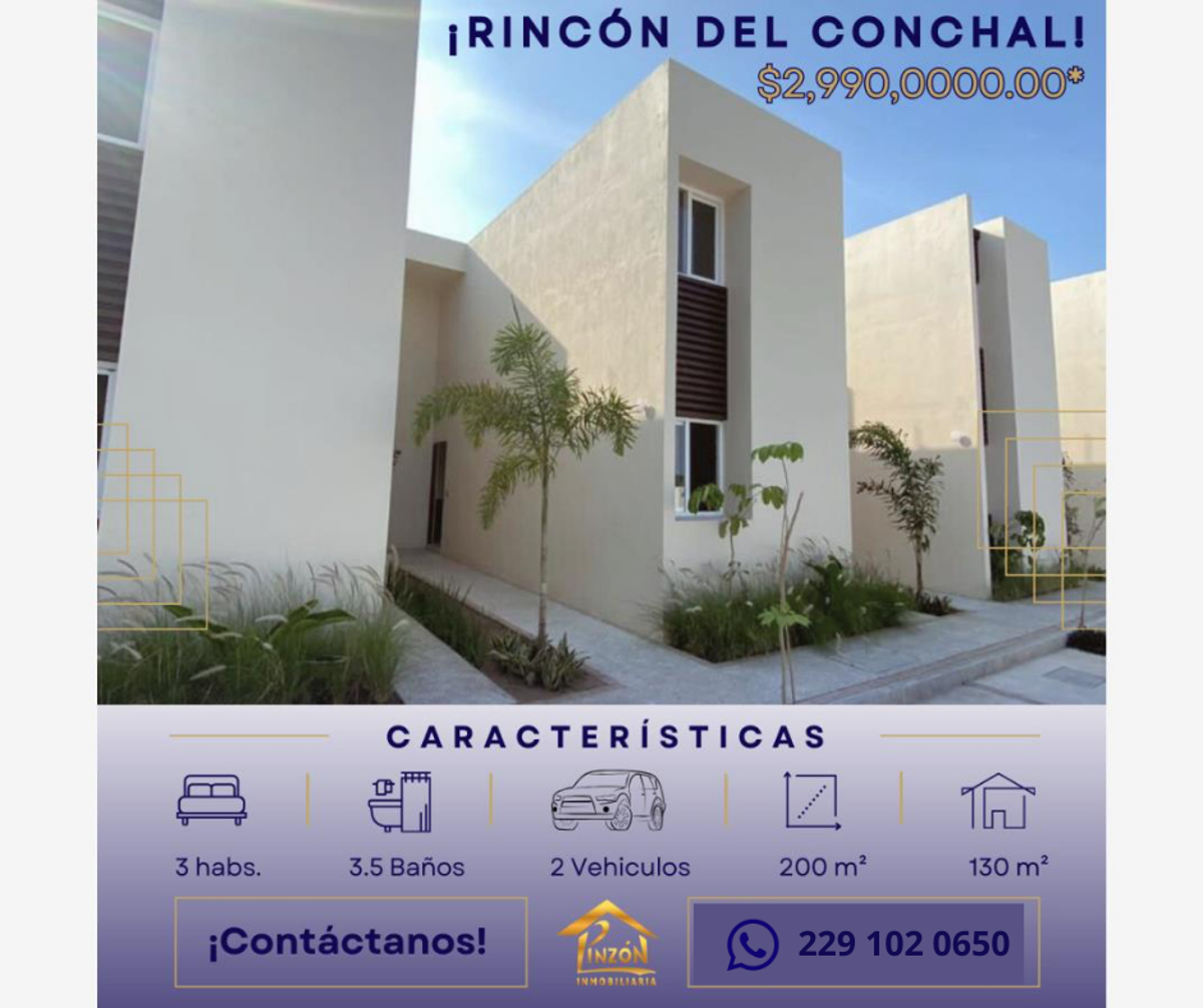 Casa en venta en Rincón del Conchal, Alvarado — foto 1 de 20