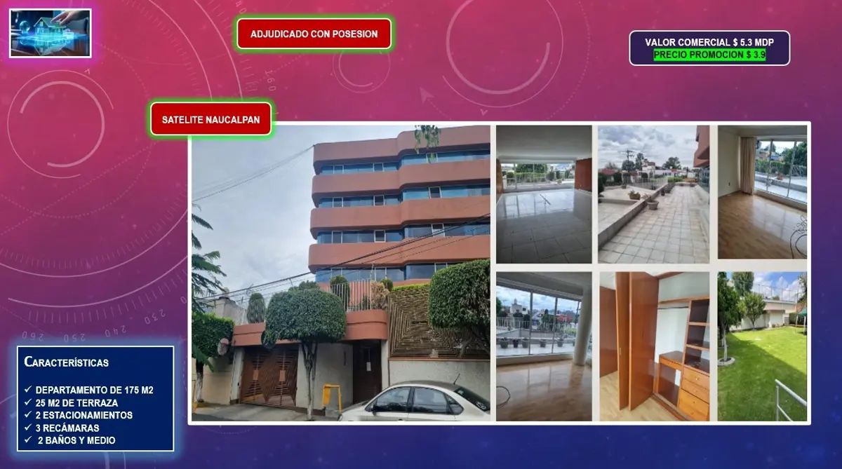 Departamento en venta en Santa Cruz del Monte, Naucalpan de Juárez — foto 1 de 18