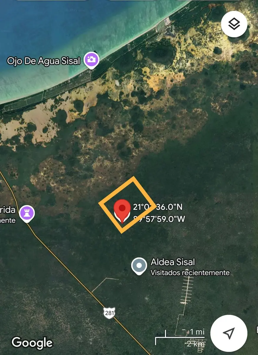 Terreno en venta en Sisal, Hunucmá — foto 1 de 5