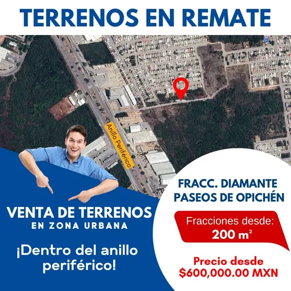 Terreno en Paseos de Opichen, Mérida, Yucatán