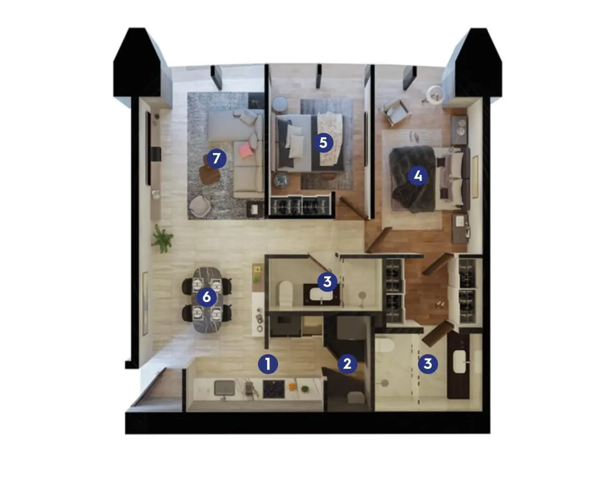 Departamento en venta en Obispado, Monterrey — foto 1 de 7