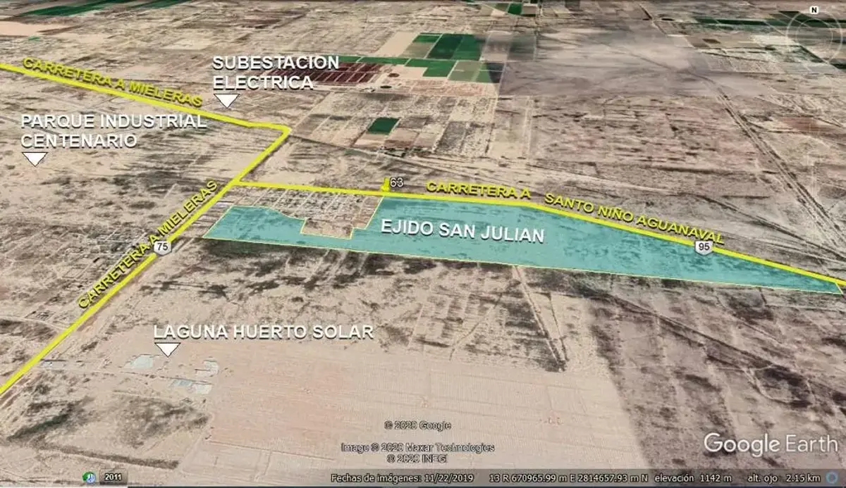Terreno en venta en Santo Niño Aguanaval, Matamoros