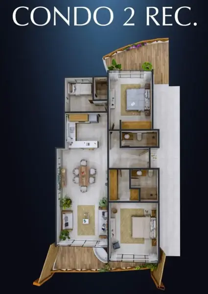 Departamento en venta en San Felipe Bacalar, Bacalar — foto 3 de 14