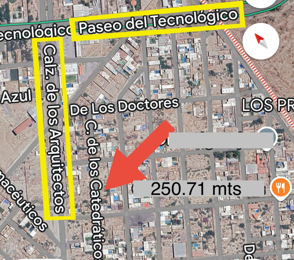 Terreno en venta en María Mercado de López Sánchez, Torreón, Coahuila de Zaragoza Terreno en venta en María Mercado de López Sánchez, Torreón, Coahuila de Zaragoza
