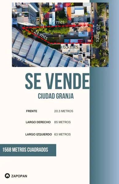 Terreno en venta en Ciudad Granja, Zapopan — foto 3 de 3