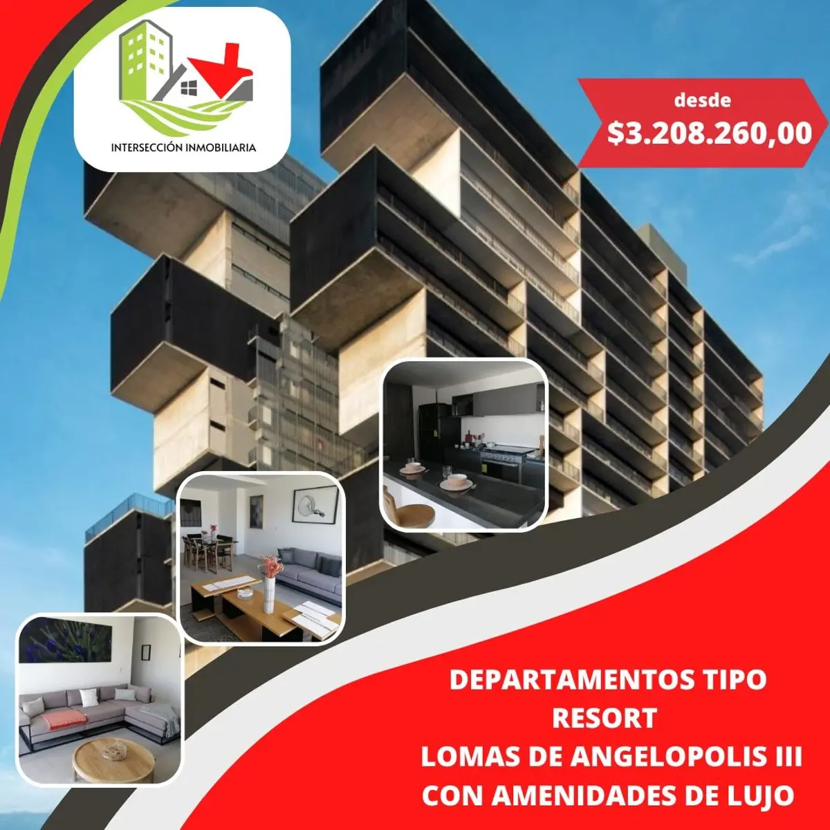 Departamento en venta en Lomas de Angelópolis II, San Andrés Cholula — foto 1 de 11