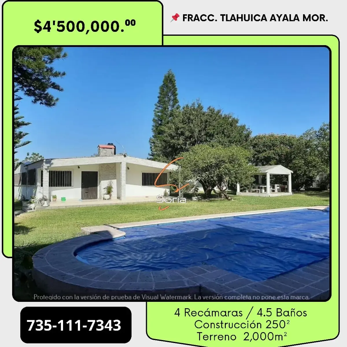 Casa en venta en Paraíso Tlahuica, Ayala — foto 1 de 12