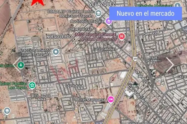 Terreno en venta en Los Pinos, Lerdo — foto 3 de 5