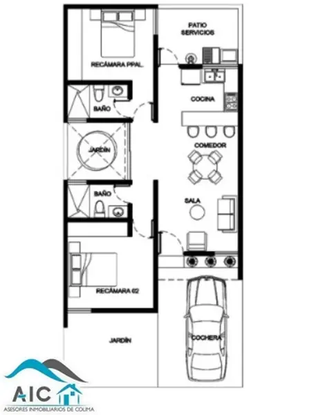 Casa en venta en Puerta de Rolón, Villa de Álvarez — foto 3 de 11
