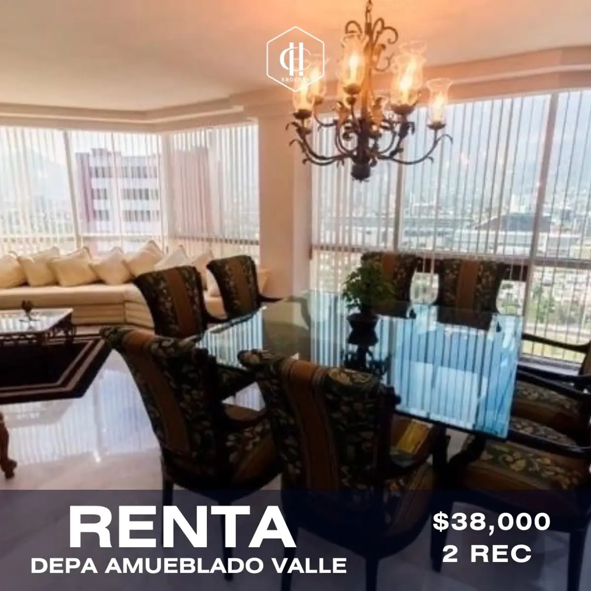 Departamento en renta en Zona Fuentes del Valle, San Pedro Garza García — foto 1 de 15