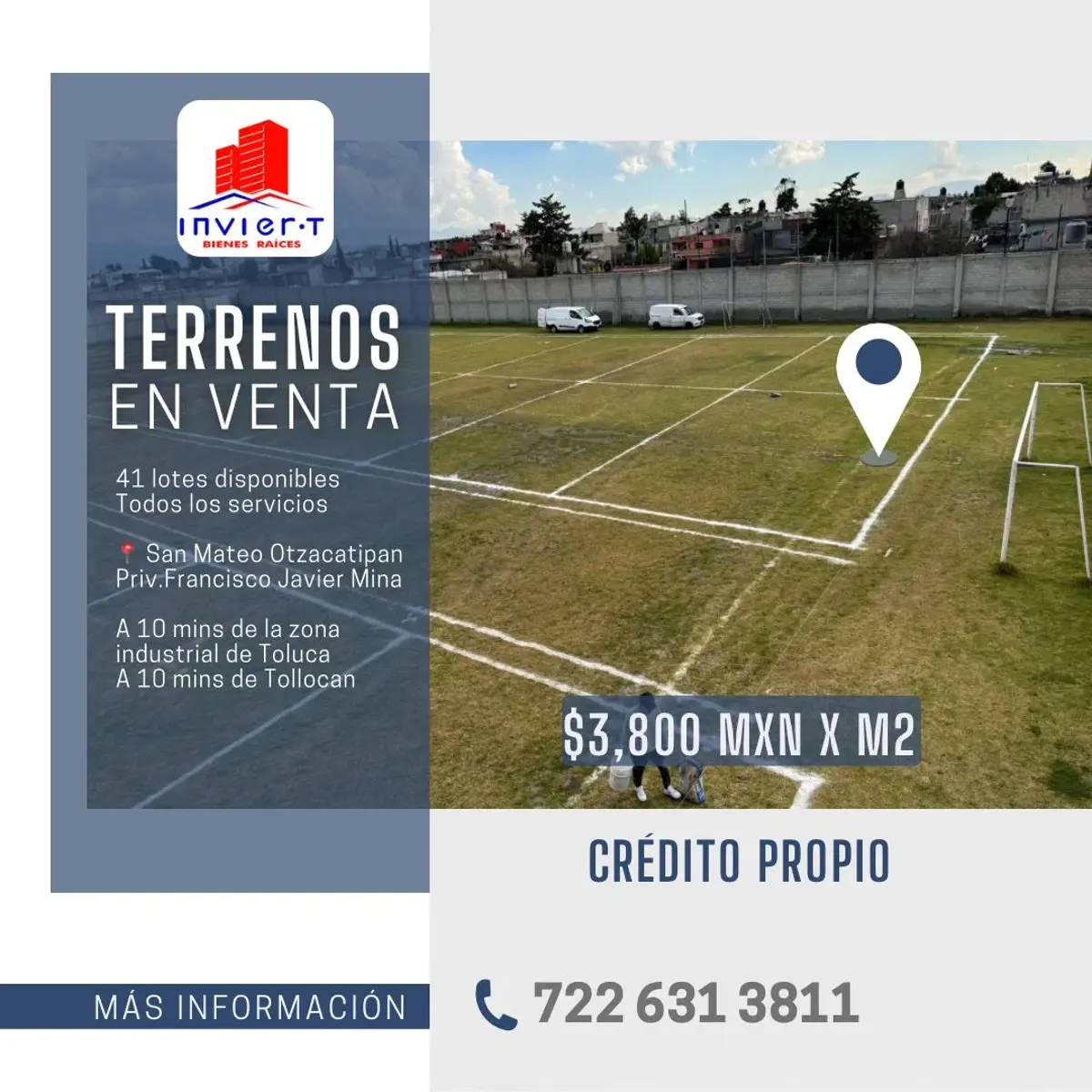 Terreno en venta en San Mateo Otzacatipan, Toluca — foto 1 de 6