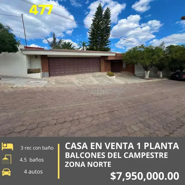 Casa en venta en Balcones del Campestre, León, Guanajuato Casa en venta en Balcones del Campestre, León, Guanajuato