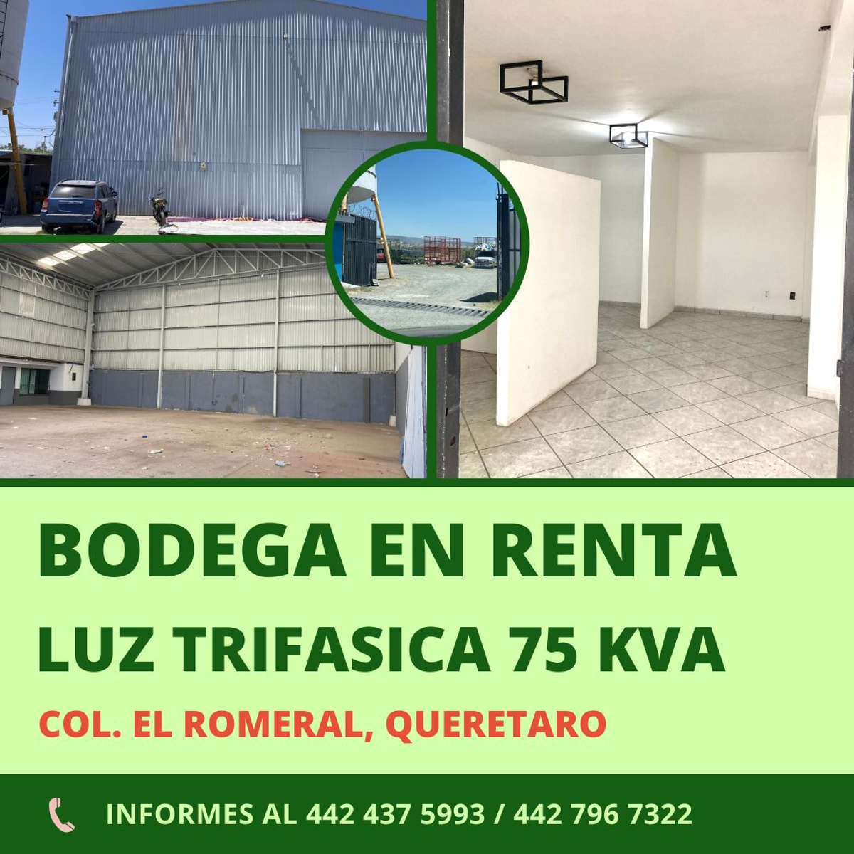 Bodega en renta en El Romeral, Corregidora — foto 1 de 15