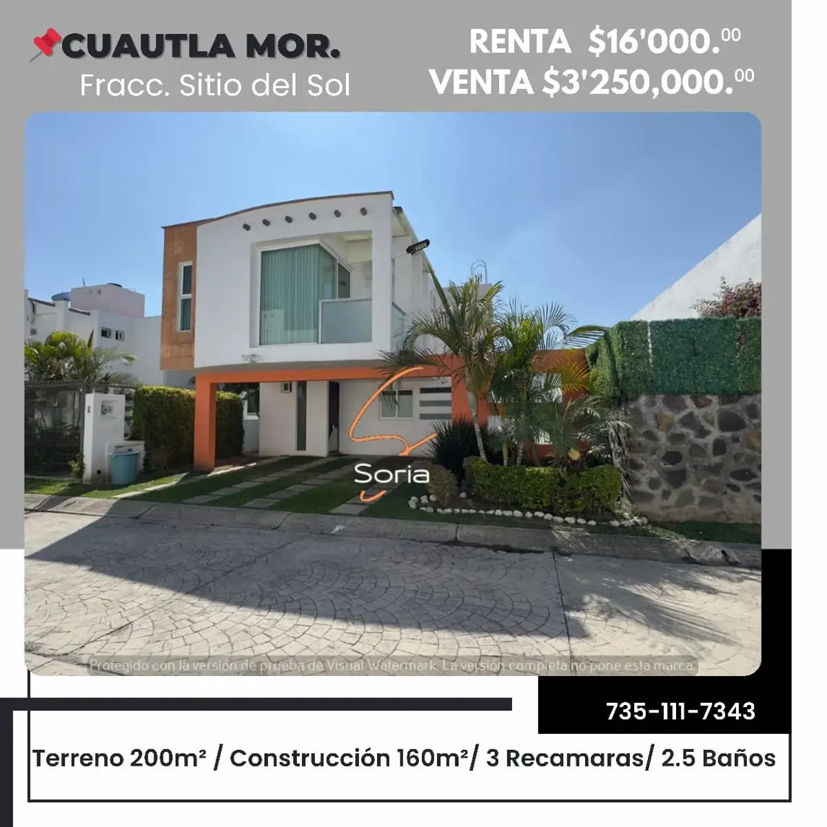 Casa en renta en Sitio del Sol, Cuautla — foto 1 de 23