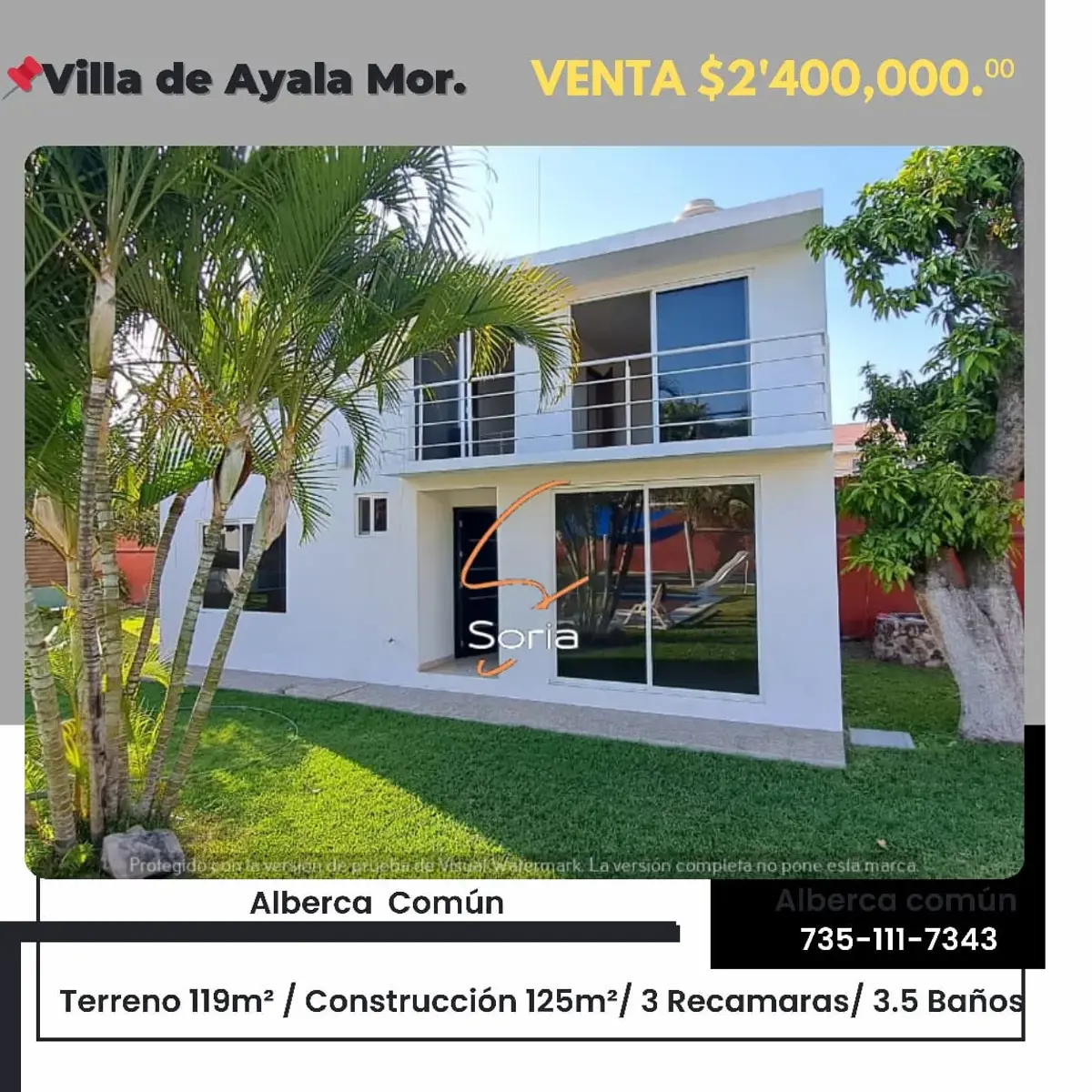 Casa en venta en Ciudad Ayala, Ayala — foto 1 de 38