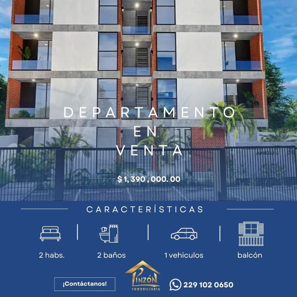 Departamento en venta en Medellín, Medellín de Bravo — foto 1 de 6