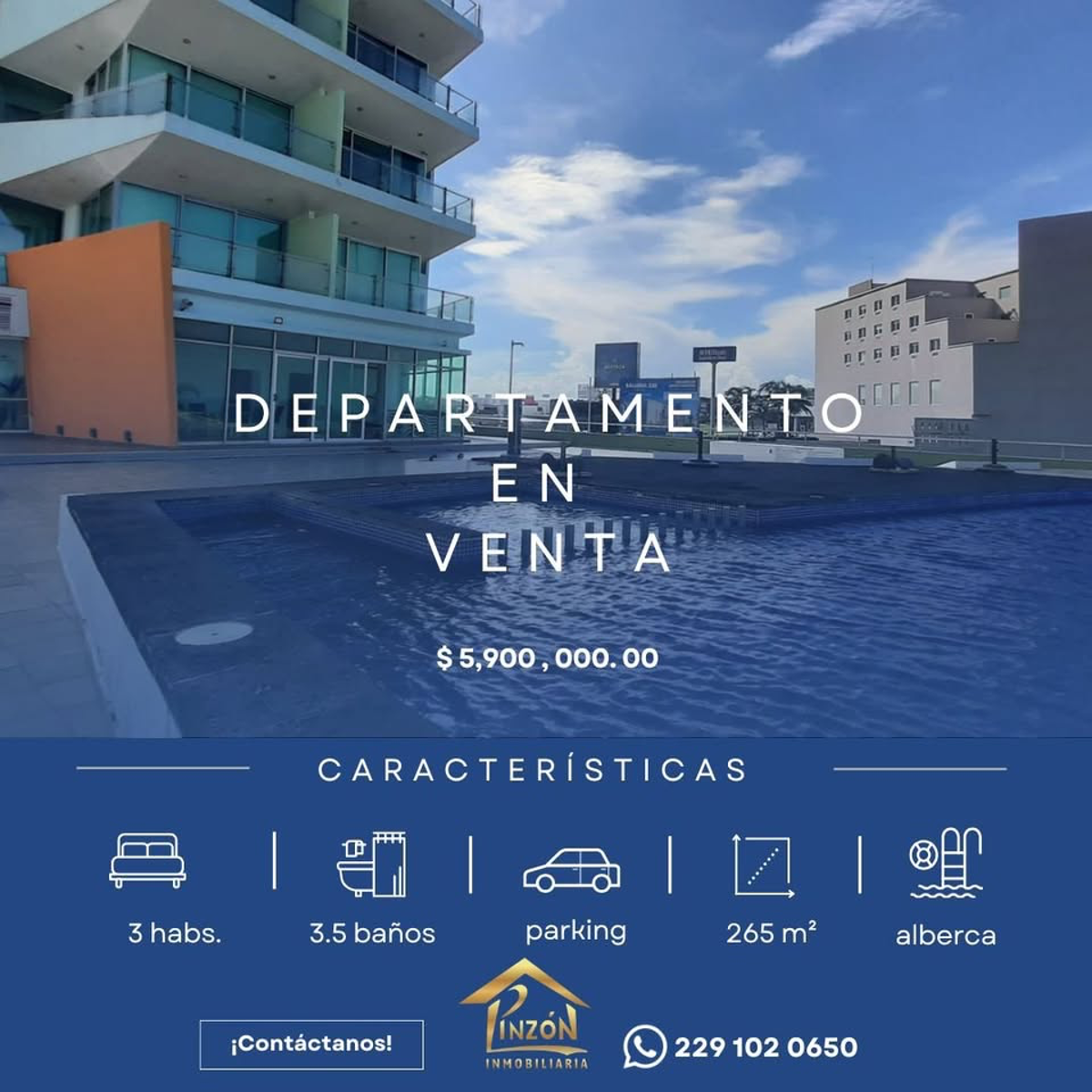 Departamento en venta en Costa de Oro, Boca del Río — foto 1 de 6