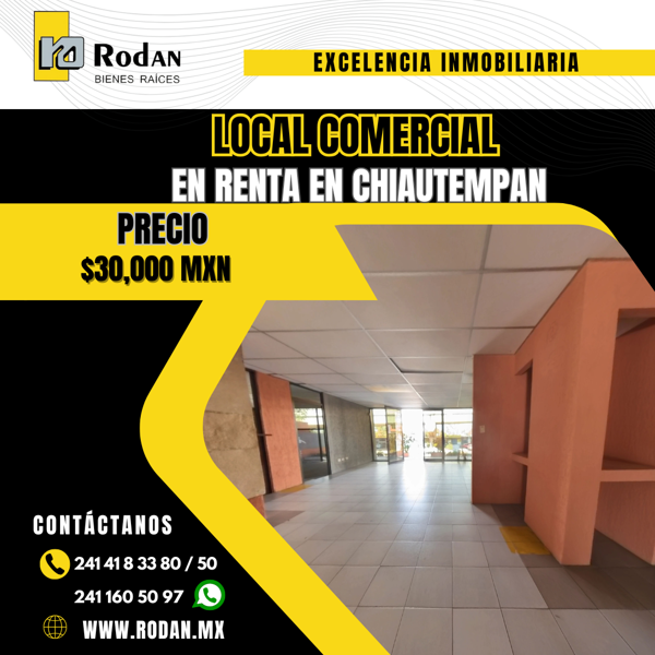 Local en renta en El Alto, Chiautempan, Tlaxcala