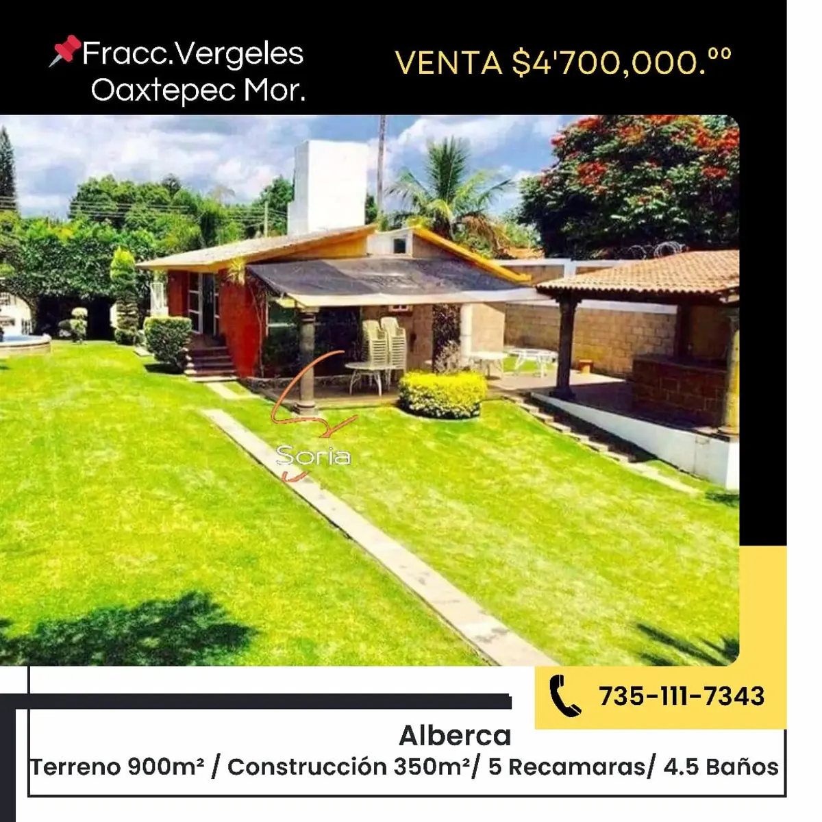 Casa en venta en Vergeles de Oaxtepec, Yautepec — foto 1 de 41