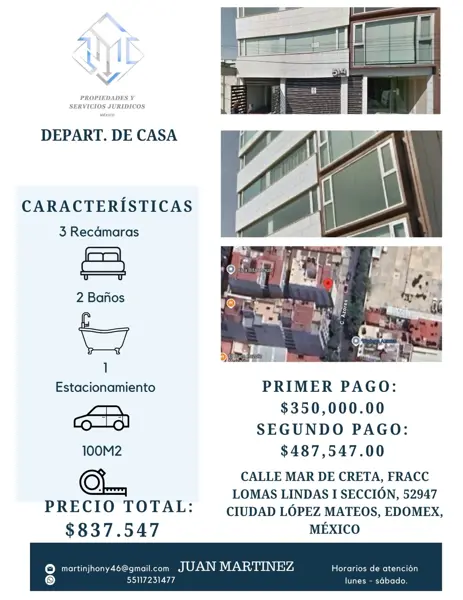 Departamento en Portales Sur, Benito Juárez, Ciudad de México