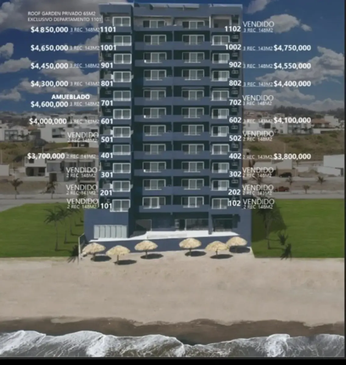 Departamento en venta en Playas del Conchal, Alvarado — foto 1 de 21