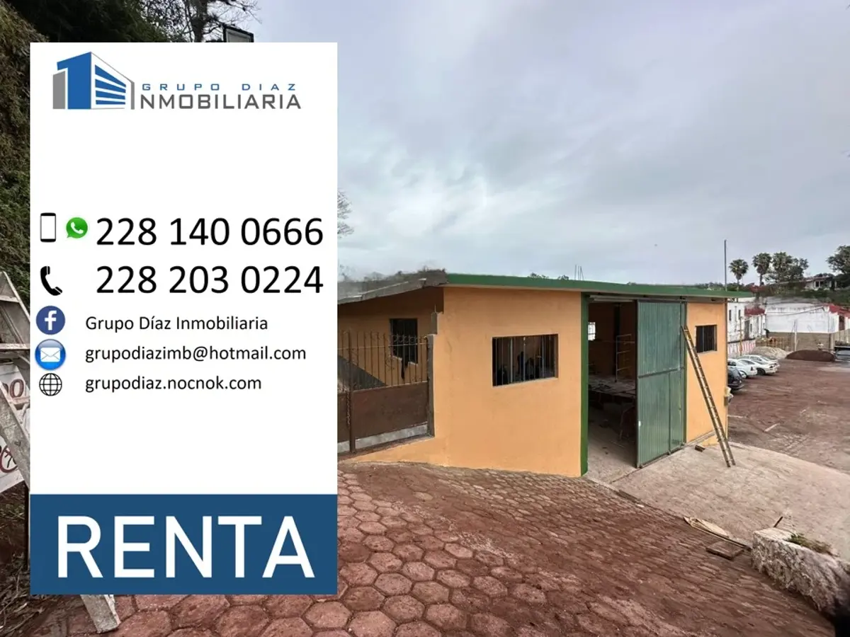 Bodega en renta en Banderilla Centro, Banderilla — foto 1 de 7