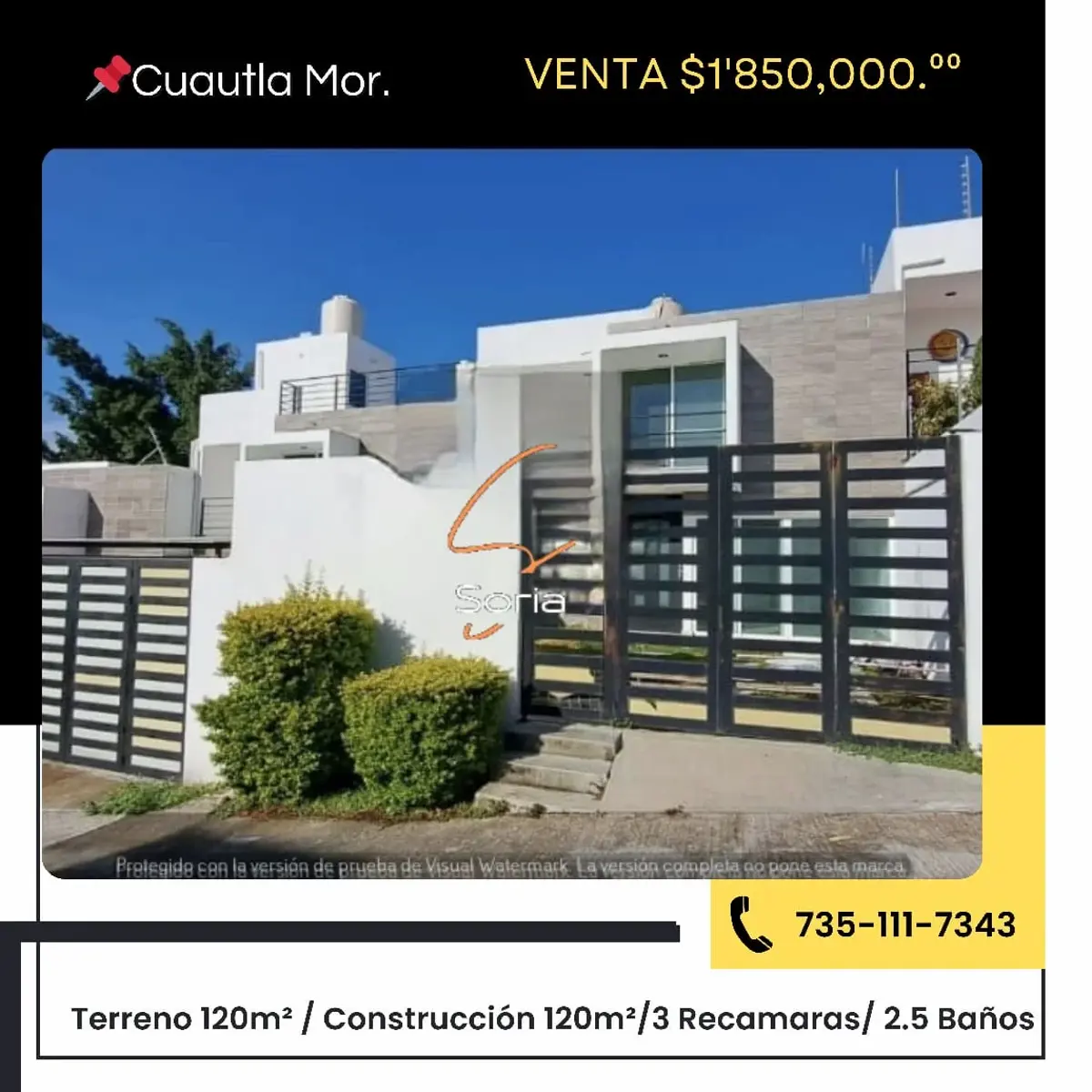 Casa en venta en Empleado Postal, Cuautla — foto 1 de 13