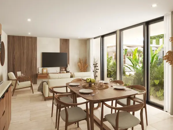 Departamento en venta en La Veleta, Tulum — foto 3 de 8