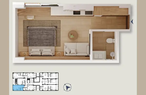 Departamento en venta en Playa del Carmen Centro, Solidaridad — foto 2 de 18