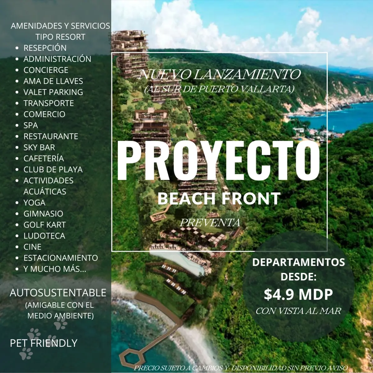 Departamento en venta en Tehuamixtle (Tehualmixtle), Cabo Corrientes — foto 1 de 13