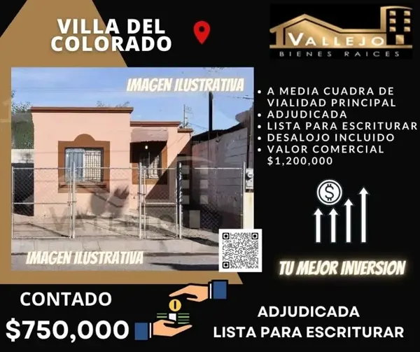 Casa en remate en Villas del Colorado, Mexicali, Baja California