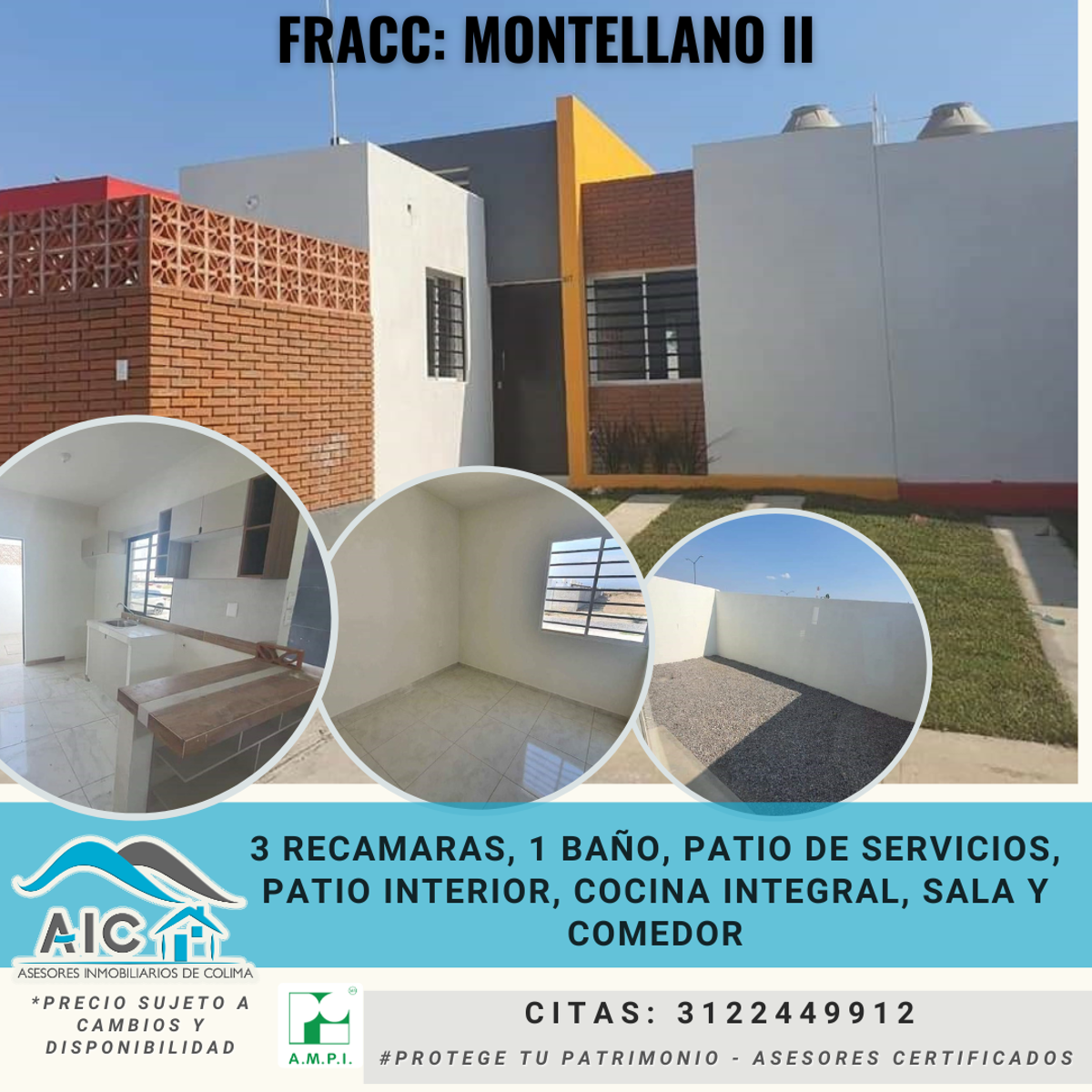 Casa en venta en Montellano II, Villa de Álvarez — foto 1 de 10