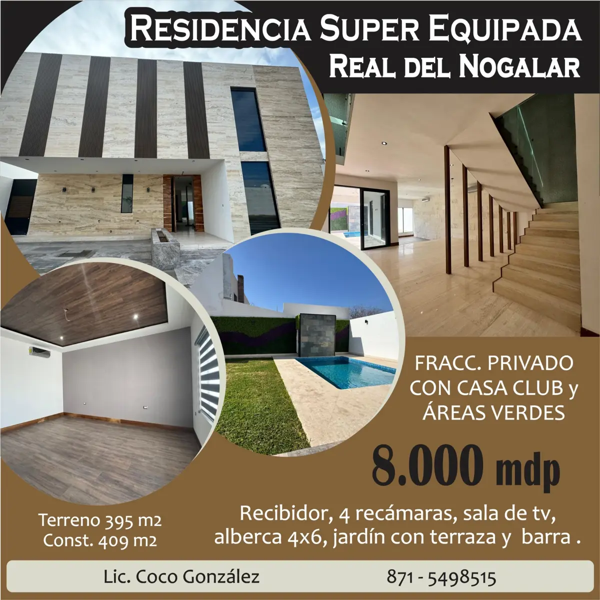 Casa en venta en Real del Nogalar, Torreón — foto 1 de 32