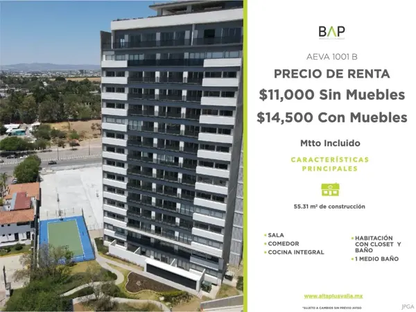 Departamento en renta en Pedregal del Carmen, León — foto 2 de 6