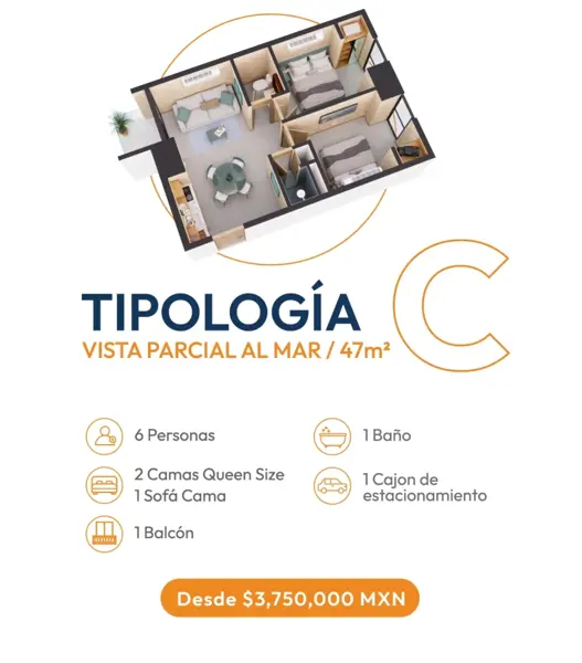 Departamento en venta en Ferrocarrilera, Mazatlán — foto 2 de 5