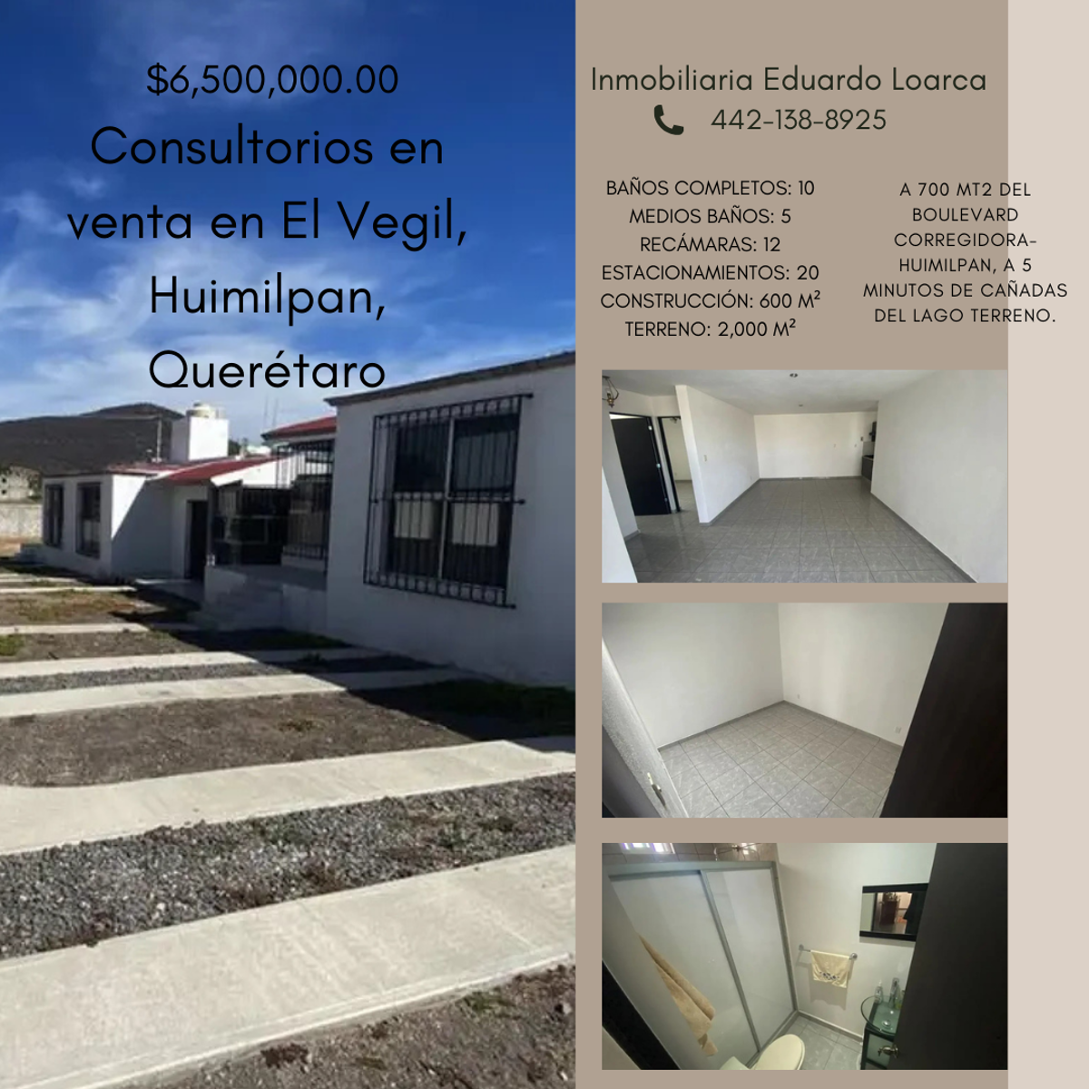 Consultorio en venta en El Vegil, Huimilpan — foto 1 de 29