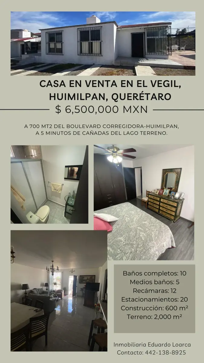 Casa en venta en El Vegil, Huimilpan — foto 1 de 28