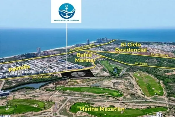 Terreno en venta en Marina Mazatlan, Mazatlán — foto 2 de 2