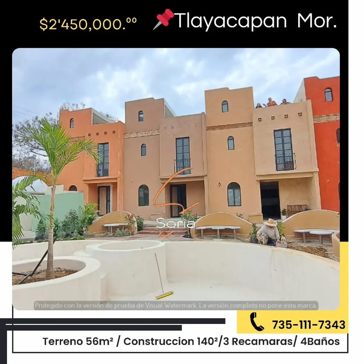 Casa en venta en Tlayacapan Centro, Tlayacapan — foto 1 de 64