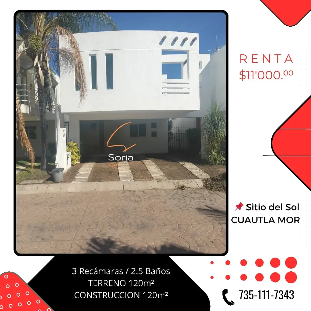 Casa en renta en Sitio del Sol, Cuautla — foto 1 de 20