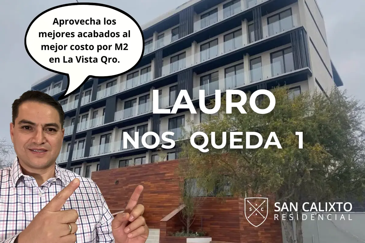 Departamento en venta en La Vista Residencial, Querétaro — foto 1 de 19