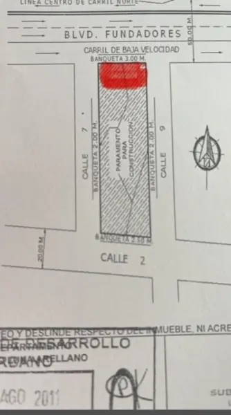 Terreno en venta en Fundadores, Saltillo, Coahuila de Zaragoza