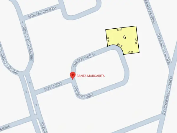 Terreno en venta en Hacienda del Rosario, Torreón — foto 3 de 7