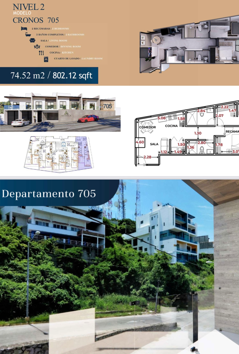 Departamento en venta en Balcones de Loma Linda, Mazatlán — foto 1 de 3