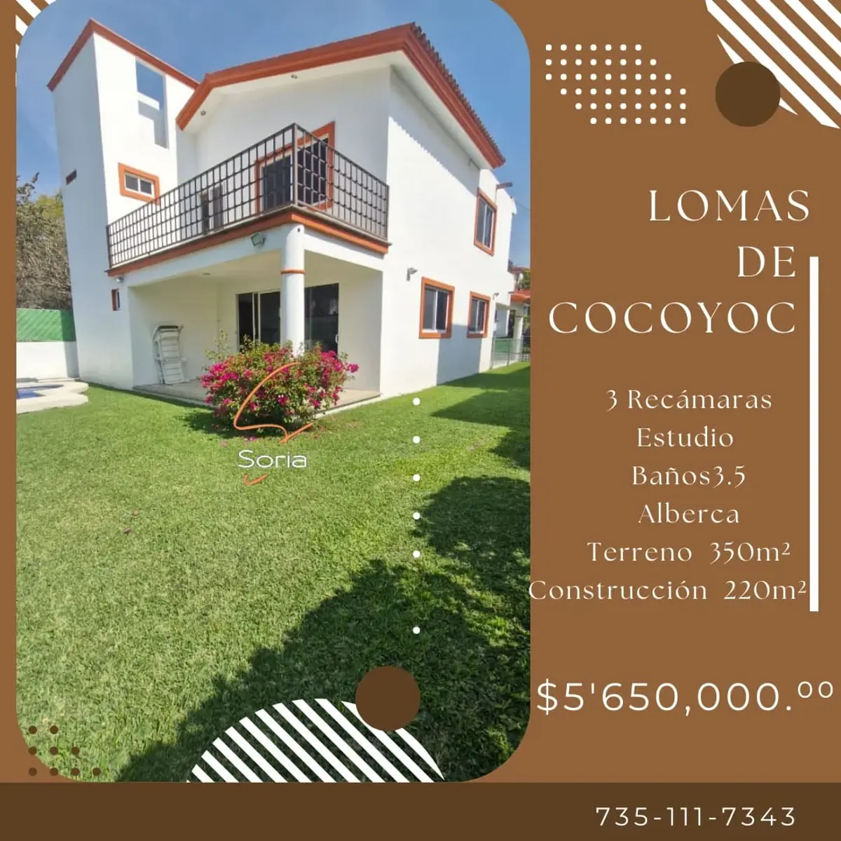 Casa en venta en Lomas de Cocoyoc, Atlatlahucan — foto 1 de 21